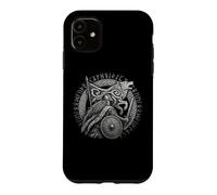 Walhalla Loup Viking Bouclier Runes mythologie Nordique Coque pour iPhone 11