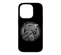 Walhalla Loup Viking Bouclier Runes mythologie Nordique Coque pour iPhone 14 Pro