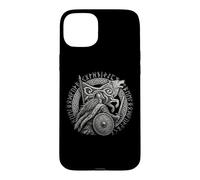 Walhalla Loup Viking Bouclier Runes mythologie Nordique Coque pour iPhone 15 Plus