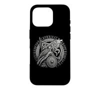Walhalla Loup Viking Bouclier Runes mythologie Nordique Coque pour iPhone 16 Pro