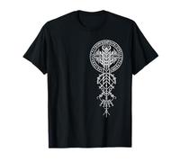 Walhalla Odin Casque runes boussole nordique Viking T-Shirt