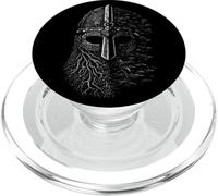 Walhalla Odins Casque de Viking avec Corbeau et Loup PopSockets PopGrip pour MagSafe