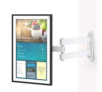 WALI Support pour Echo Show 15 Support de montage mural rglable avec bras d'extension robuste 15 Pivotant et inclinable pour Alexa Echo Show 15