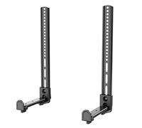 WALI Support universel de barre de son réglable pour Samsung, Bose, Sonos, LG, Vizio et la plupart des barres de son de 50 à 114 cm de large, s'étend de 1,6 à 7,2 pouces, prend en charge 15 kg,