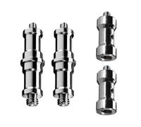 Walimex 2x Vis Adaptateur fileté 3/8" - 1/4" & 2x 3/8" - 1/4" Trépied Photo