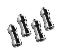 Walimex 4x Adaptateur Convertisseur Spigot Montage 1/4" - 3/8" – Vis Trépied – Raccord filet - Accessoires Appareil photo Caméra Studio - Cheville à vis Filetage Monopods FLash Light Pied Luminaire
