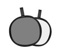 Walimex pro Carte grise pliante 30x30 cm - côté gris pour mesure d'exposition, blanc pour balance des blancs - compacte, flexible, avec étui de transport