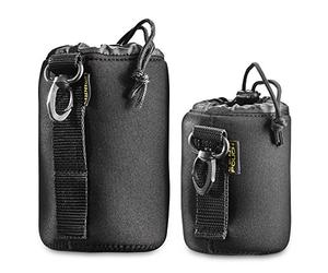 Walimex Ensemble pochette d'objectif en néoprène taille S et M