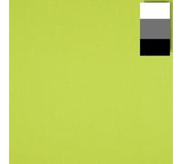 Walimex Fond en Tissu Citron vert - 2,85 x 6 m -Épaisseur 140 g/m² env. - Coton lavable - Fond Photo Accessoire Atelier Studio