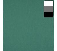 Walimex Fond en Tissu Vert émeraude - 2,85 x 6 m - Épaisseur 140 g/m² env. - Coton lavable - Fond Photo Accessoire Atelier Studio