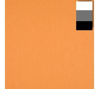 Walimex Fond Tissu Orange - 2,85 x 6 m - Épaisseur 140 g/m² env. - Coton lavable - Fond Photo Accessoire Atelier Studio