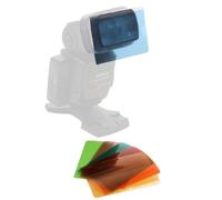 Walimex Kit de filtres couleur pour flashs compacts, 6pcs