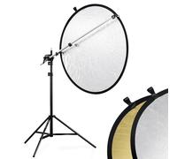 Kit supports de réflecteurs walimex argent/or, 100 cm