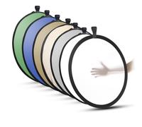 Walimex Kit réflecteur pliable 7 en1 wavy, Ø107 cm