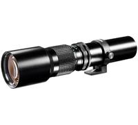 Walimex Objectif DSLR 500 mm 1:8,0 pour Sony A, noir (plein format, diamètre filtre, bouchon de protection)