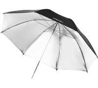 Walimex Parapluie réflecteur noir/argent 2 couches, 109cm