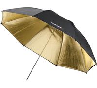 Walimex Parapluie réflecteur noir/or 2 couches, 109cm