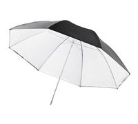 walimex Parapluie translucide et Reflex 2 en 1 Blanc, 109cm