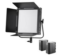 Walimex Pro 21244 LED 300 Round Bicolore Noir