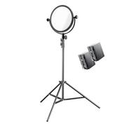 Walimex Pro 21244 LED 300 Round Bicolore Noir