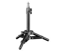 Walimex pro 40 cm Pied de lampe - Mini pied d'éclairage compact et léger, pied d'éclairage, hauteur maximale 42 cm, capacité de charge de 2,5 kg, aluminium, poids seulement 335 g
