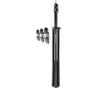 Trépied WALIMEX PRO FW-806 AIR avec roulette - Noir - Hauteur 285 mm - Poids maximum 6 kg - Aluminium