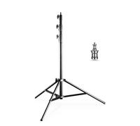 Walimex pro AIR Jumbo Trépied Photo 290 cm Aluminium Amorti par air Charge 20 kg Support Éclairage Studio Vidéo trépied Voyage Nomade Outdoor Indoor Pied Lumière Équipement photographique