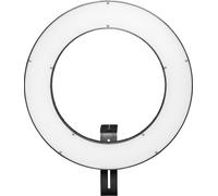 Walimex pro Anneau lumineux LED 23W – Éclairage avec secteurs indépendants, 380 LED Bi-Color, accessoires pour caméras & smartphones, sac inclus, compatible avec divers trépieds