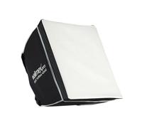 Walimex pro Basic Softbox Boîte lumière 40 x 40 cm, pivotante à 360°, avec diffuseur avant et intermédiaire, sac de transport, adapt