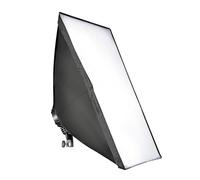 Walimex pro Boîte à lumière octogonale 50 x 70 cm avec 4 LED 35 W Daylight (5 000 K), diffuseur et Sac Assortis, IRC 90+, inclinable d'environ 135°, idéal pour la Photographie et la vidéo