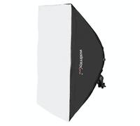 Walimex pro Boîte à lumière Softbox Niova 800 Ronde - 50 x 70 cm - avec Armature, Diffuseurs et Sac de transport - matériel photo atelier