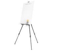 Walimex – Chevalet d'atelier Pro L 50–165 cm aluminium, capacité env. 6 kg, support pinceaux, sac