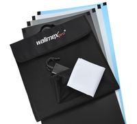 Walimex Pro Enregistrement Cube, Ready to Go (avec éclairage LED Noir + chanfreiner dépôts et diffuseur) 43 x 43 x 43 cm