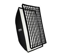 Walimex pro Essential Softbox 80 x 120 cm, rotative à 360°, Montage Facile, avec Grille, Adaptateur Bowens et Sac de Transport, idéale pour la Photographie de Produits et de Personnes