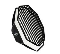 Walimex pro Essential Softbox Octagon 120 cm, Rotation à 360°, Montage Facile, avec Grille, Adaptateur Bowens et Sac de Transport, idéal pour Les Portraits et Les Prises de Vue de beauté