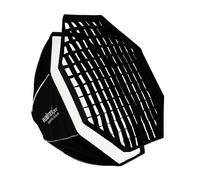 Walimex pro Essential Softbox Octagon 90 cm, pivotante à 360°, montage simple, avec grille, adaptateur Bowens et sac de transport, i