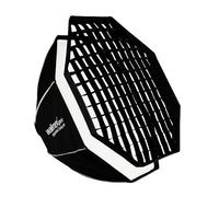 Walimex pro Essential Softbox Octagon 90 cm, pivotante à 360°, montage simple, avec grille, adaptateur Bowens et sac de transport, i