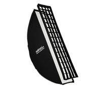 Walimex pro Essential Striplight Boîte à lumière 30 x 120 cm, rotative à 360°, Montage Facile, avec Grille, Adaptateur Bowens et Sac de Transport, idéale pour la Photographie de Produits et de