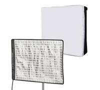 Walimex pro Flex LED 1000 Bi Color Set Softbox 100 W Panneau LED Souple Éclairage Studio Flexible Dimmable Softbox 65 x 50 x 10 cm Lumière Douce Équipement Photographie Indoor Outdoor