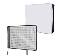 Walimex pro Flex LED 500 Bi Color Set Softbox 50 W Panneau LED Souple Éclairage Studio Flexible Dimmable Softbox 50 x 36 x10 cm Lumière Douce Équipement Photographie Indoor Outdoor