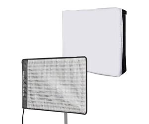 Walimex pro Flex LED 500 Bi Color Set Softbox 50 W Panneau LED Souple Éclairage Studio Flexible Dimmable Softbox 50 x 36 x10 cm Lumière Douce Équipement Photographie Indoor Outdoor