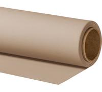 Walimex pro Fond papier Studio - 2,60 x 10 m Beige - Fond Photo Papier - 150 g/m² - Toile de fond Sans reflets - Haute résistance - Accessoires de Photographie Shooting YouTube Créateur de contenus