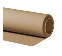 Walimex pro Fond photo Carton 2,72 x 10 m, beige chaud, beige haude Toile de fond professionnelle pour studio phtographique, idéal pour photographie de produits, anti-reflet, résistante, enroulable