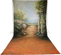 Walimex pro Fond tissu à motifs 'Romance', 3x6m