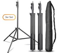 Walimex pro FT-8051 Trépied à lampe 260cm 3er Set