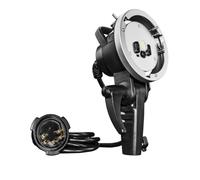 Walimex pro H600 Flash2Go TTL Tête d'extension portative avec Support Bowens Tête de Flash pour Utilisation Mobile pour Flash Walimex Pro Studio Flash2Go 600 TTL avec câble de 2,4 m