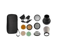 Walimex pro Kit d'accessoires Mover 200 - Ensemble de 13 modificateurs de lumière pour Effets de Flash personnalisés