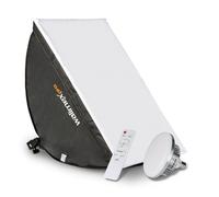 Walimex Pro Boîte à lumière 40 x 60 cm 60 W Bi Color LED Puissante lumière Continue avec diffuseur et télécommande Température de Couleur 3000-6000K pour Photos et vidéos Professionnelles Inclinable