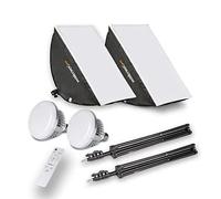 walimex 23109 Pro LED 60W Softbox 40x60cm Bi Color Kit 2