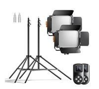 Walimex pro LED Niova 900 Daylight et trépied, lot de 2 trépieds d'éclairage